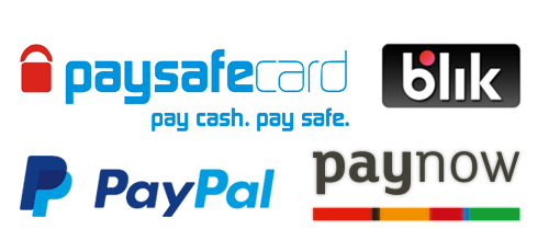 paysafecard, paypal, sms, dotpay, przelewy, serwery gier, hosting
