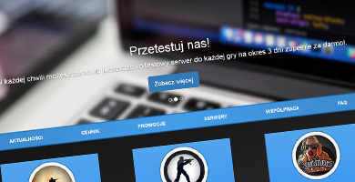 Nowa strona LiveServer.pl - Hosting gier LiveServer.pl